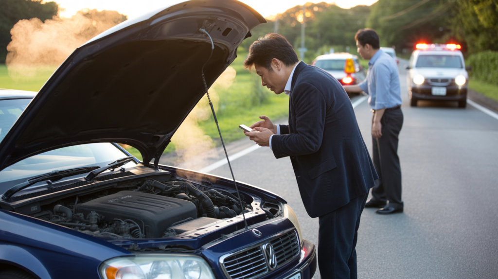 車が突然止まったときの対処法とは？ロードサービスを呼ぶべき判断基準
