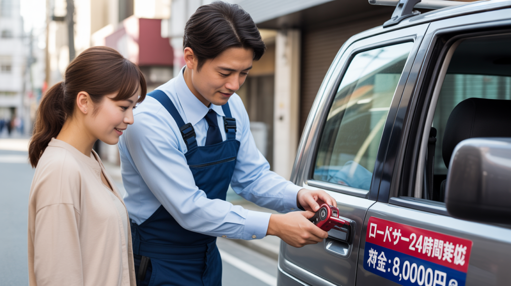 キー閉じ込みロードサービスで開けられる？料金と対応時間のリアルを解説