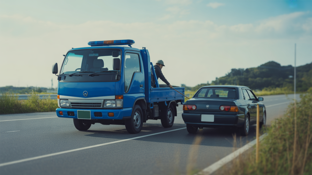 子ども連れで車が故障したらどうする？安全確保と優先行動を解説