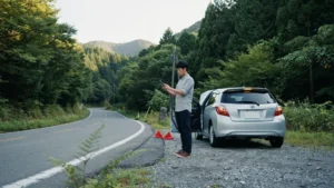 山道で車が故障したらどうする？電波が弱い場所で備えておきたいこと